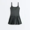 Vestido corto tipo globo Comfortlux