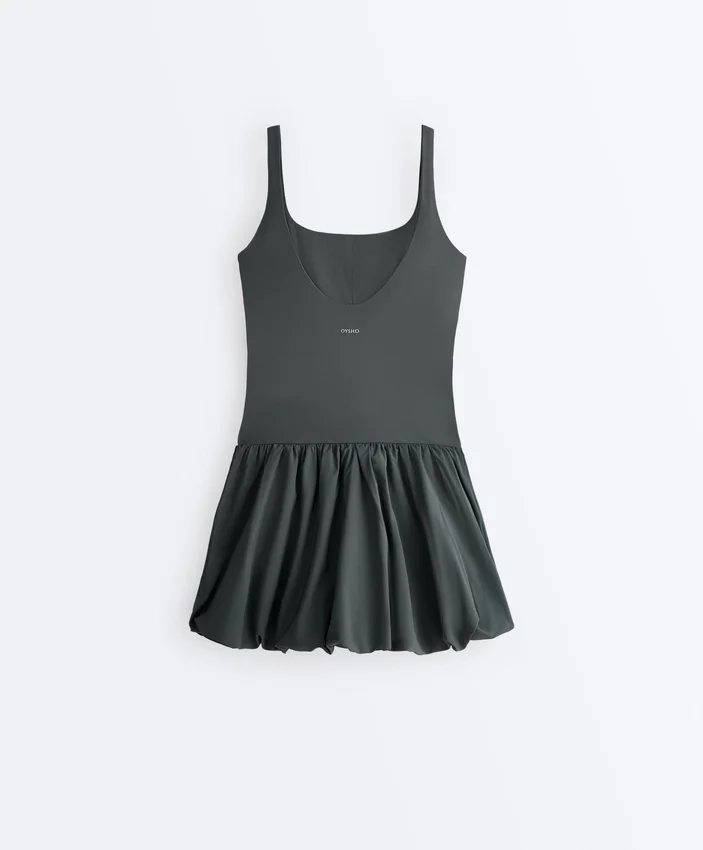 Vestido corto tipo globo Comfortlux