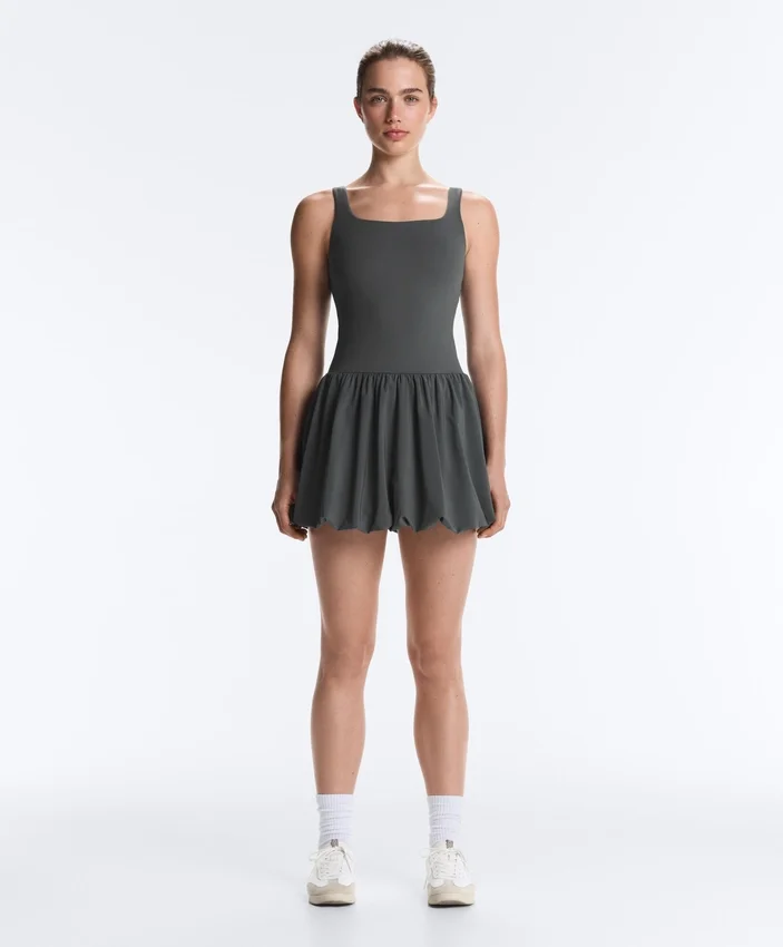 Vestido corto tipo globo Comfortlux