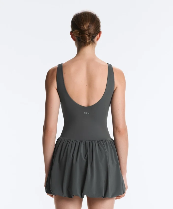 Vestido corto tipo globo Comfortlux
