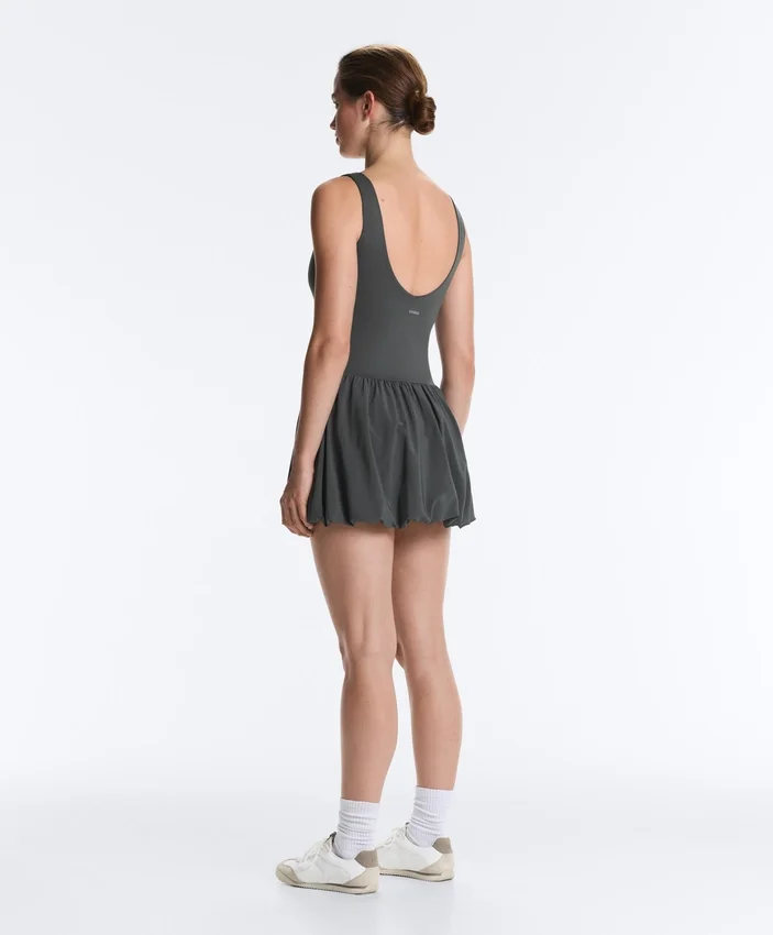 Vestido corto tipo globo Comfortlux