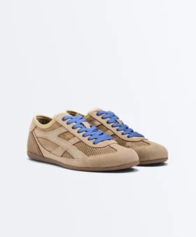 Zapatillas de ante serraje y malla